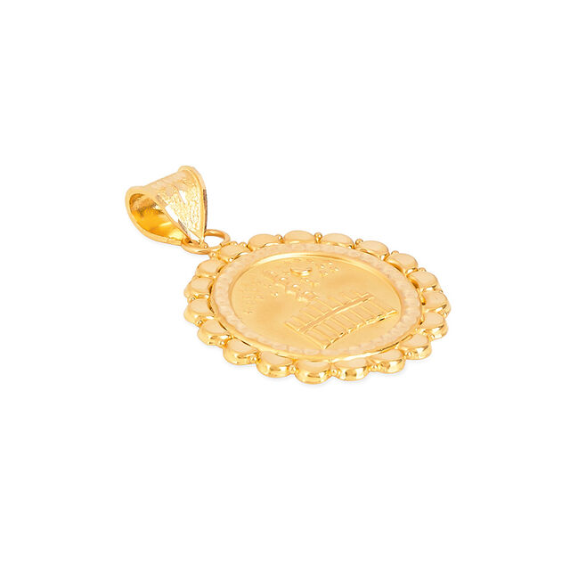 Tanishq 22KT Gold Pendant for Women 2