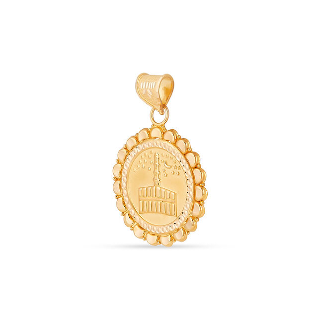 Tanishq 22KT Gold Pendant for Women 4