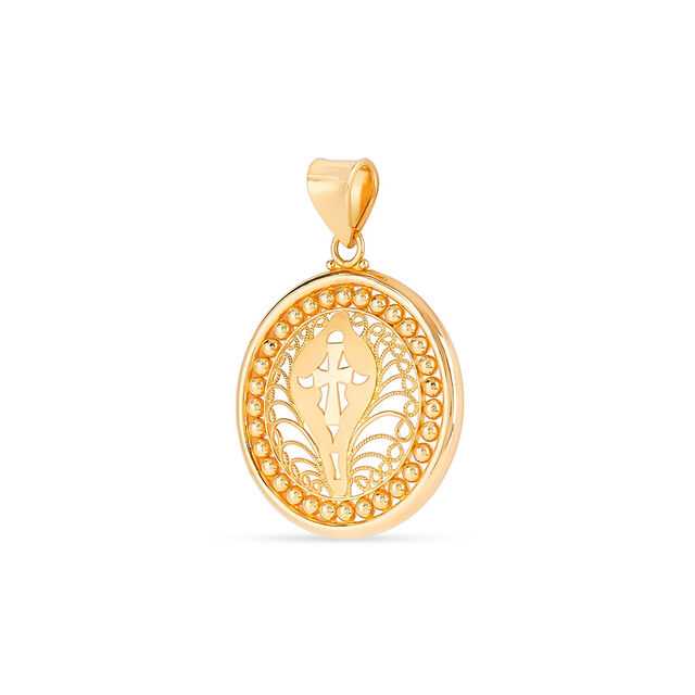 Tanishq 22KT Gold Pendant for Women 4