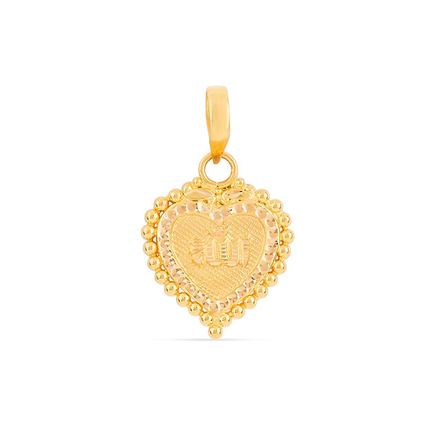 Tanishq 22KT Gold Pendant for Women 