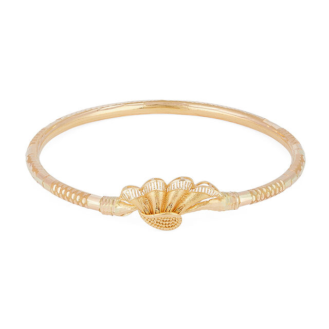 Alpona Art Loha Gold Bangle 