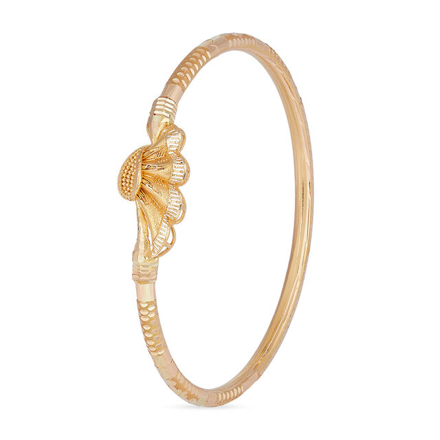 Alpona Art Loha Gold Bangle 2