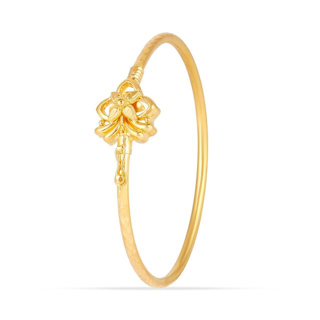 Bhorer Phool Loha Gold Bangle 2