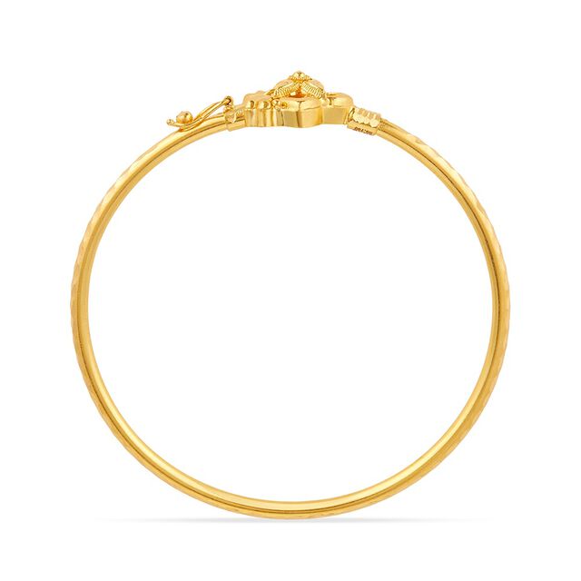 Bhorer Phool Loha Gold Bangle 3