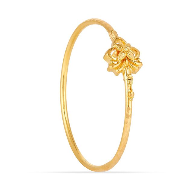 Bhorer Phool Loha Gold Bangle 4