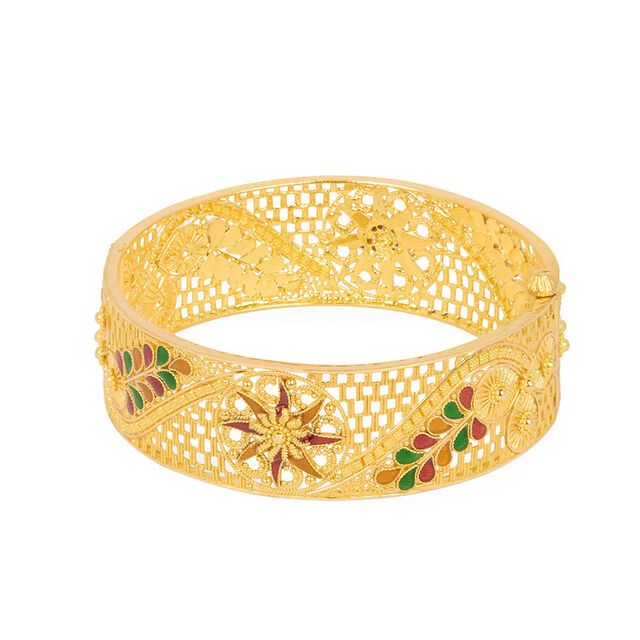 Tanishq 22KT Gold Bangle for Women 