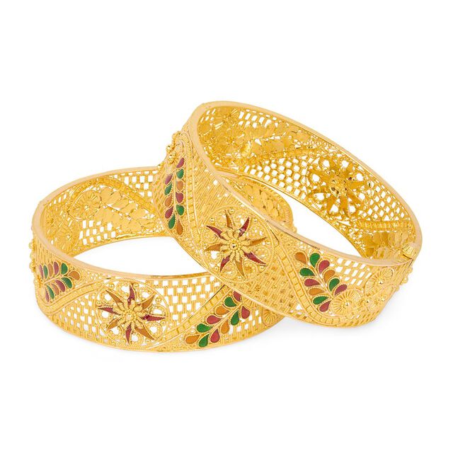 Tanishq 22KT Gold Bangle for Women 4