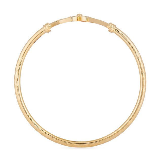 Delicate Bloom Gold Bangle 3