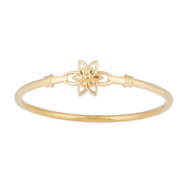 Delicate Bloom Gold Bangle 4