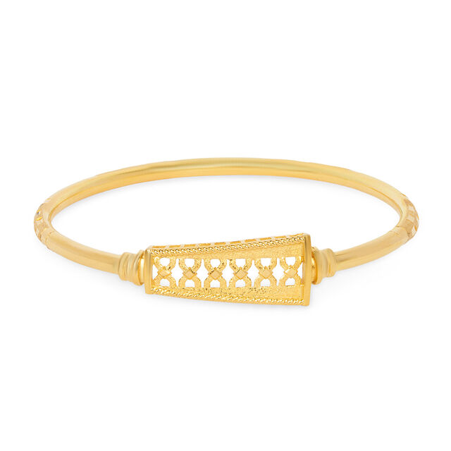 Kantha Rekha Loha Gold Bangle 