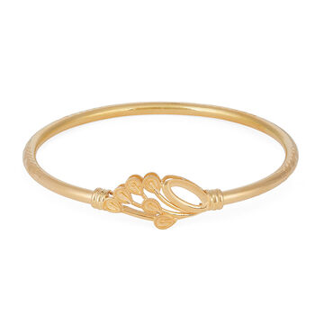 Radiant Swirl Gold Bangle