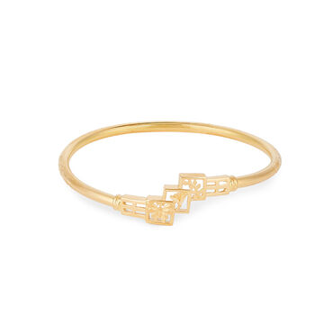 Geometric Radiance Gold Bangle