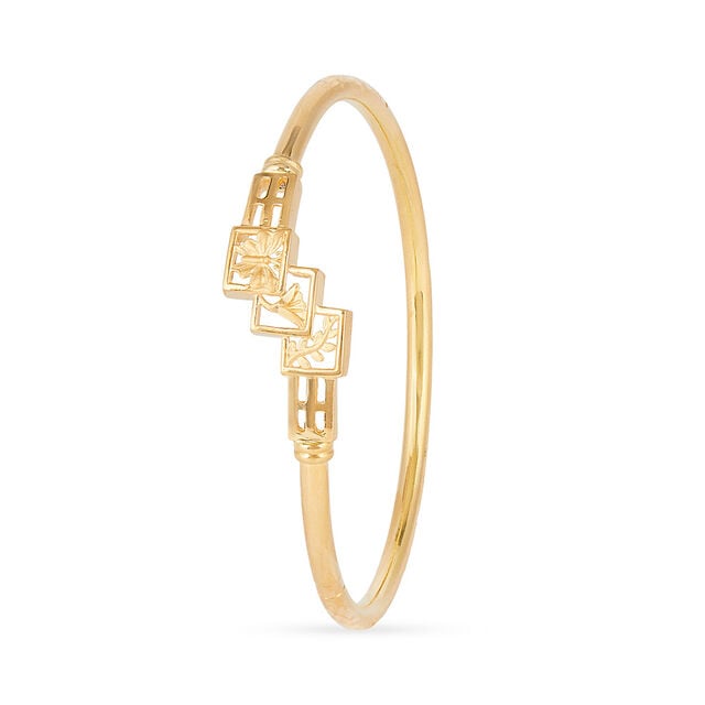 Geometric Radiance Gold Bangle 2