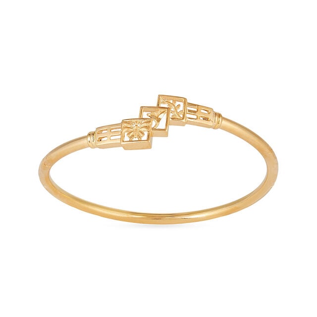 Geometric Radiance Gold Bangle 3