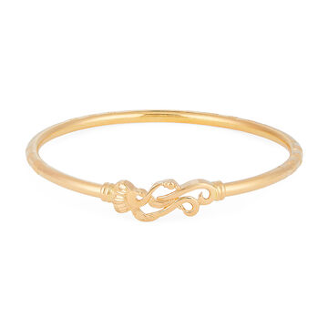 Flowing Vines Gold Bangle