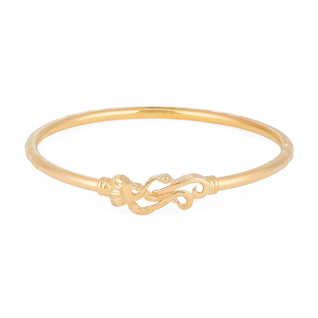 Flowing Vines Gold Bangle 
