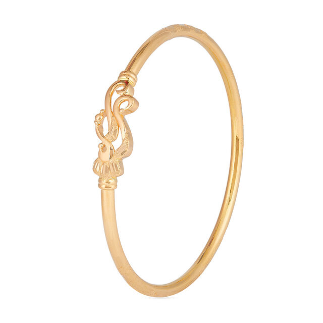 Flowing Vines Gold Bangle 2