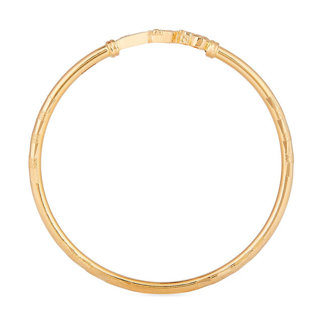 Flowing Vines Gold Bangle 3