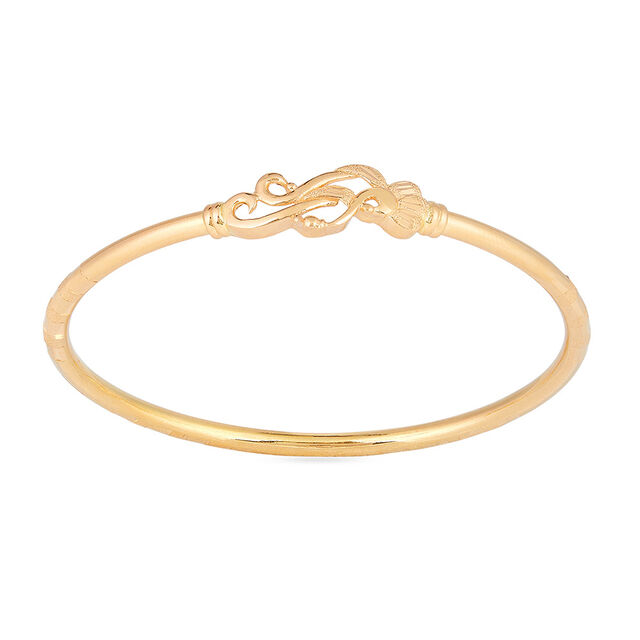 Flowing Vines Gold Bangle 4
