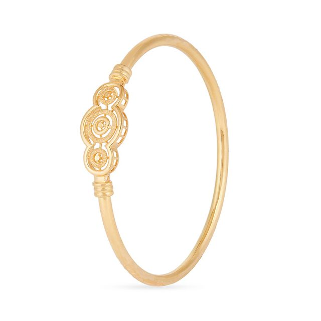 Timeless Circles Gold Bangle 2