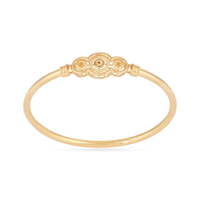 Timeless Circles Gold Bangle 3