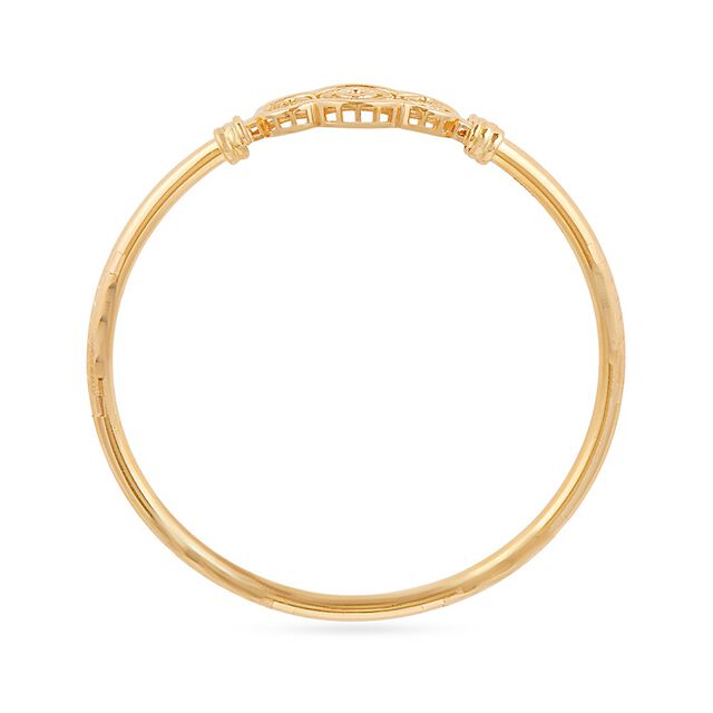 Timeless Circles Gold Bangle 4