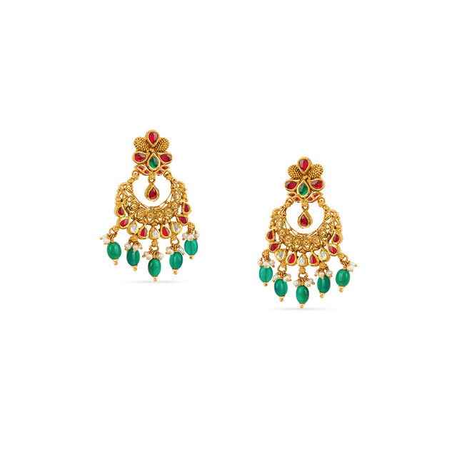 Tanishq 22KT Gold Necklace Set for Women 3