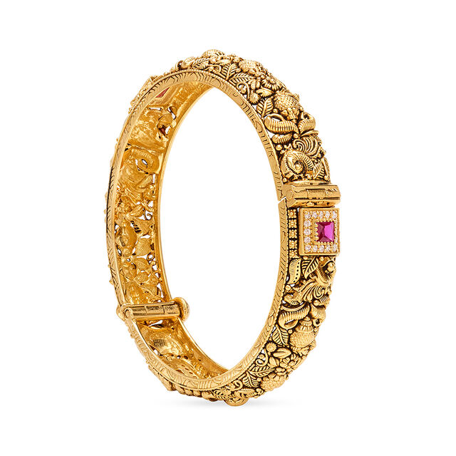 Tanishq 22KT Gold Bangle for Women 2