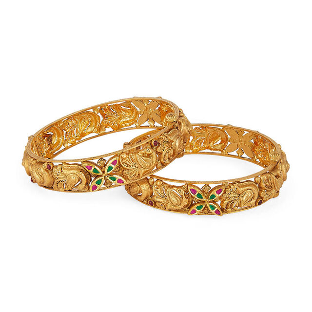 Tanishq 22KT Gold Bangle for Women 5
