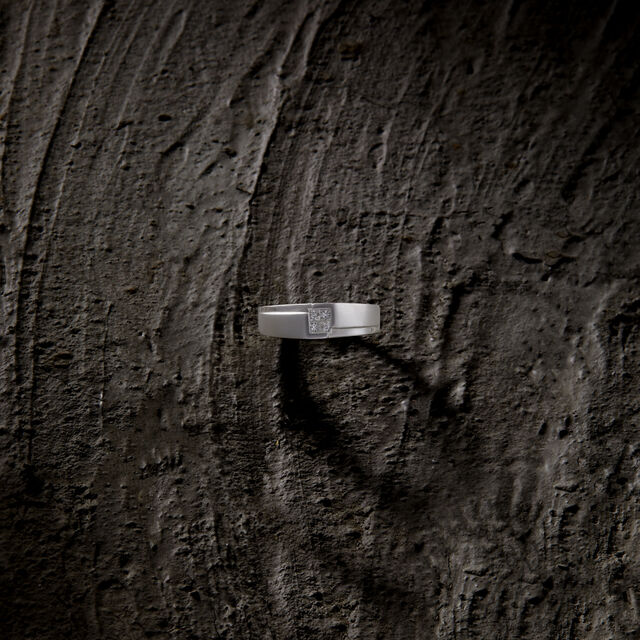 Tanishq Rooted Men's Platinum Finger Ring,,hi-res 