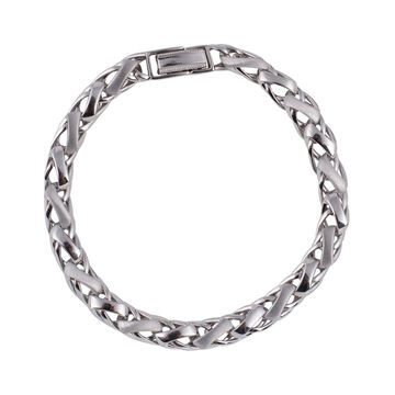Classic Interlinked Platinum Bracelet