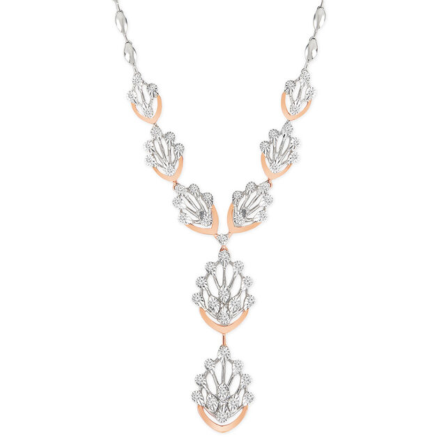 Tanishq Platinum Necklace for Women 2