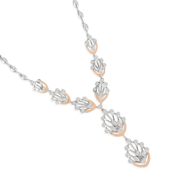 Tanishq Platinum Necklace for Women 3