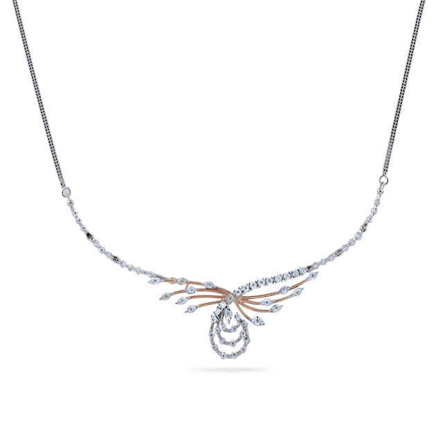 Buy Platinum Princess Teardrop Necklace at Best Price Tanishq US