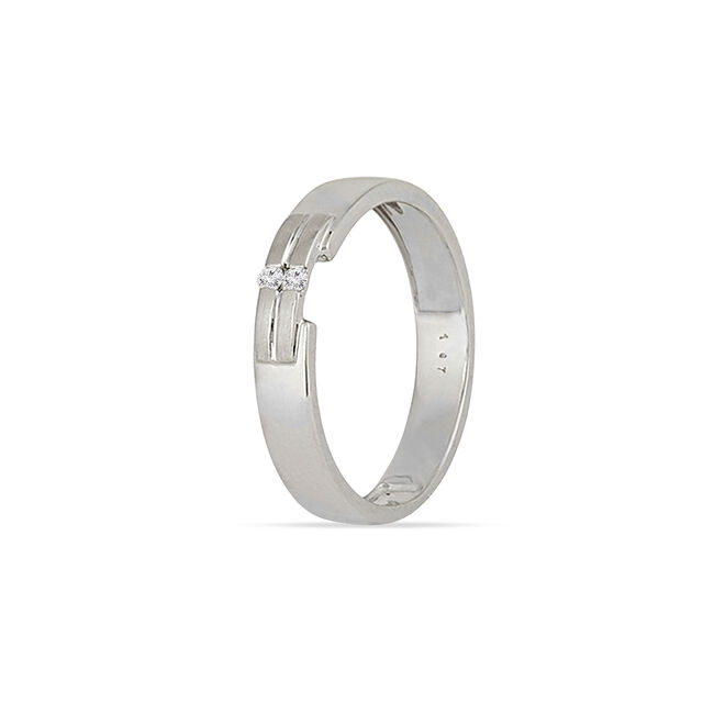 Tanishq  Platinum Finger Ring 2