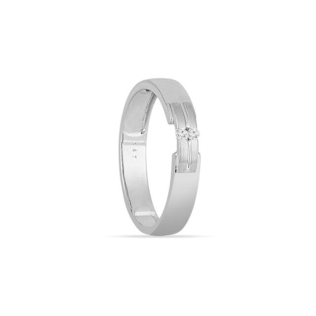 Tanishq  Platinum Finger Ring 3