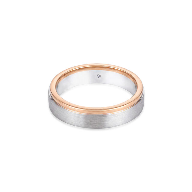 Irresistible 95 Platinum And Rose Gold Finger Ring,,hi-res 