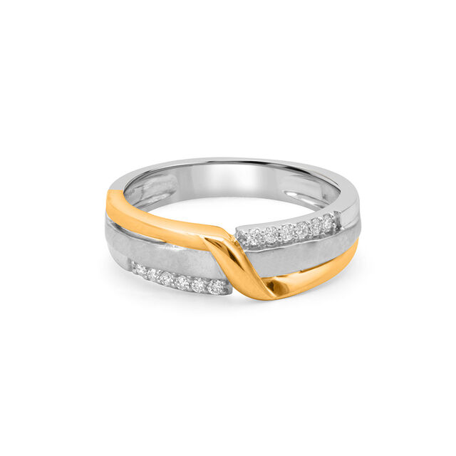 Tanishq Platinum Finger Ring 2