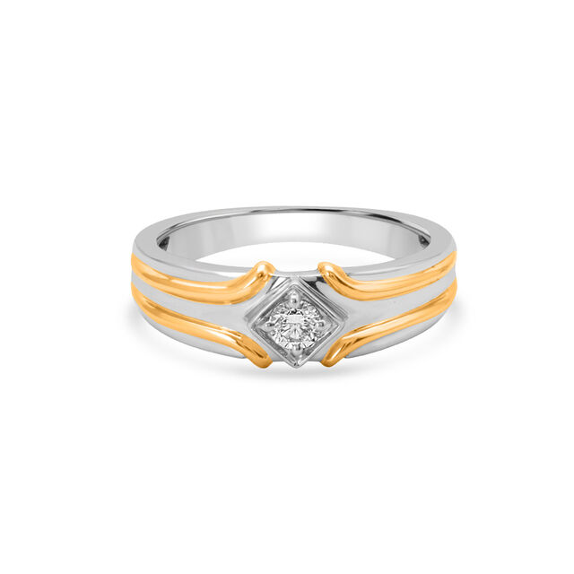 Tanishq Platinum Finger Ring 2