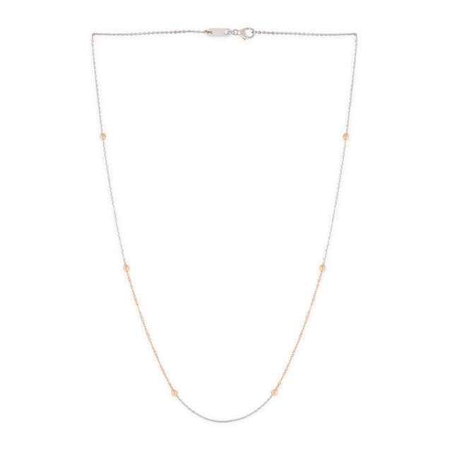 Tanishq Two Tone Patinum Chain,,hi-res 