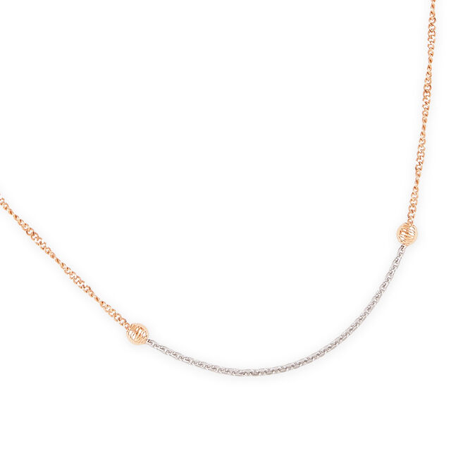 Tanishq Two Tone Patinum Chain 3