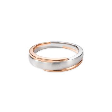 Braided Platinum Finger Ring