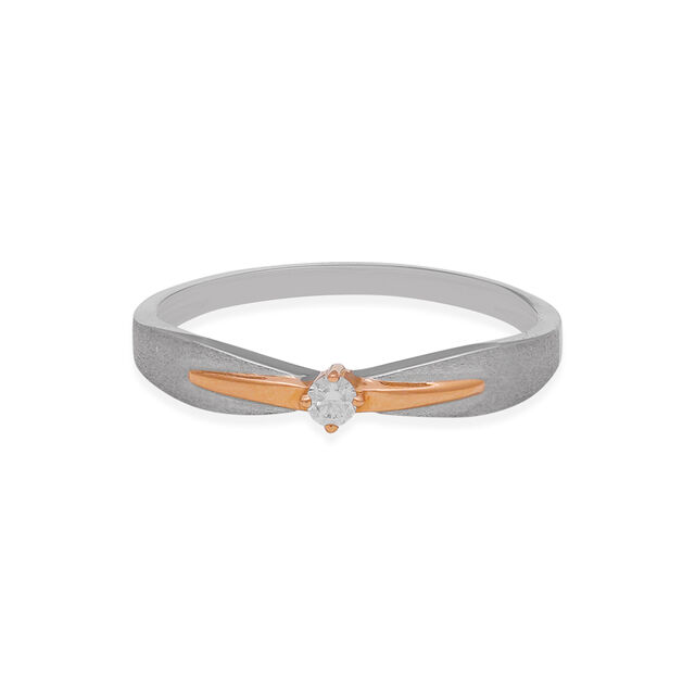 Elegant Platinum Diamond Ring