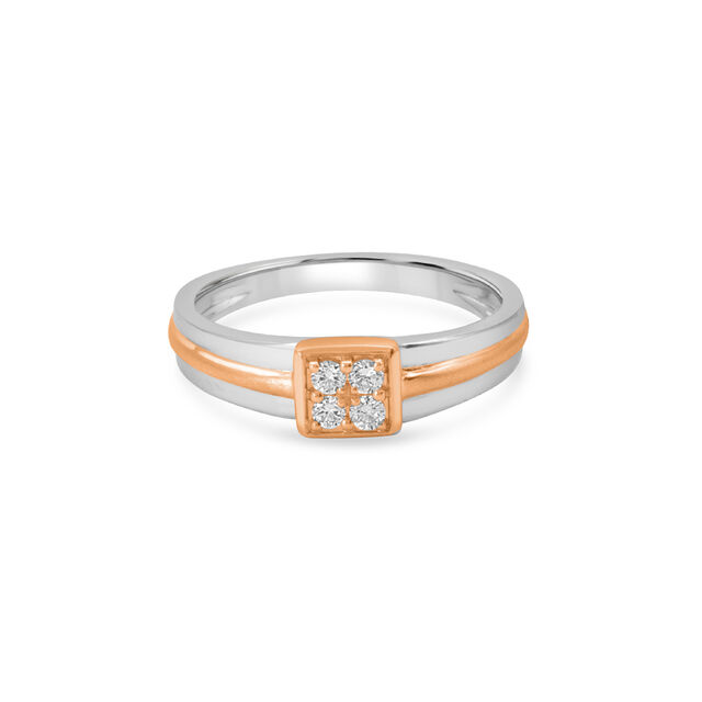 Tanishq Platinum Finger Ring for Men