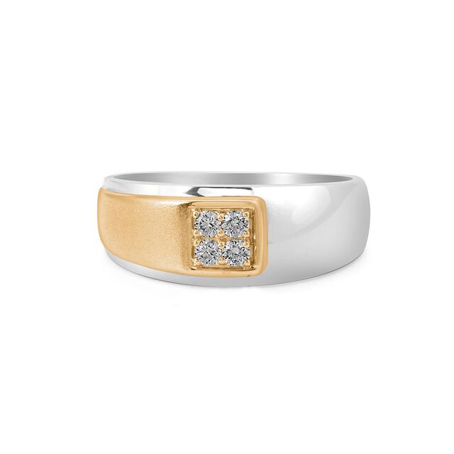 Tanishq Platinum Finger Ring 2