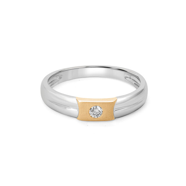 Tanishq Platinum Finger Ring 2