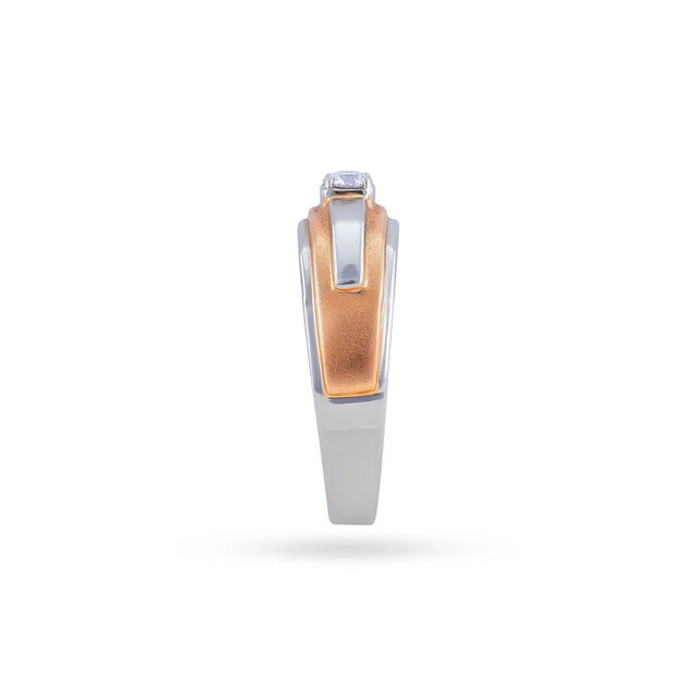 Sleek Two-Toned Ring 2