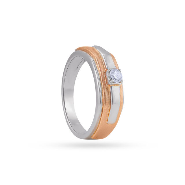 Sleek Two-Toned Ring 4