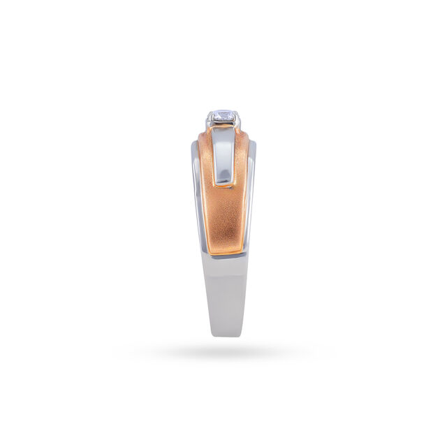Sleek Two-Toned Ring 5