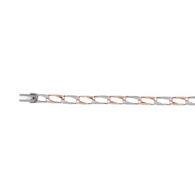 Elegant Two-toned Linked Bracelet,,hi-res 4